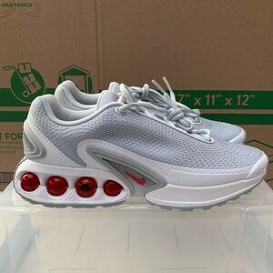Nike Air Max Dn Es - Gray w/ Red Bubble - Casual Shoes - Size 8.5 - Brand New